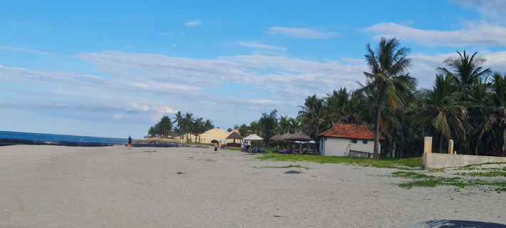 Bãi biển Cửa Đại nằm ở phía Nam thành phố Hội An, tỉnh Quảng Nam, từng nằm trong top 25 bãi biển đẹp nhất châu Á.