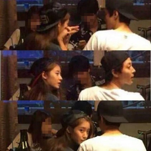 Jiyeon (T-ara): Jiyeon và diễn viên hơn 13 tuổi Lee Dong Gun nảy sinh tình cảm sau khi đóng chung bộ phim Encounter năm 2015. Sau đó, tờ Nate đăng tải hình ảnh cặp đôi nắm tay tình cảm khi đi ăn tối ở một nhà hàng và cả hai đã xác nhận tin hẹn hò. Thời điểm đó, em út của nhóm T-ara hứng không ít gạch đá vì dân mạng cho rằng cô không xứng đáng với đàn anh nổi tiếng. Sự việc khiến hình ảnh của Jiyeon càng xấu đi trong mắt công chúng, bởi trước đó cô cùng các thành viên T-ara bị ghẻ lạnh vì scandal bắt nạt Hwayoung.