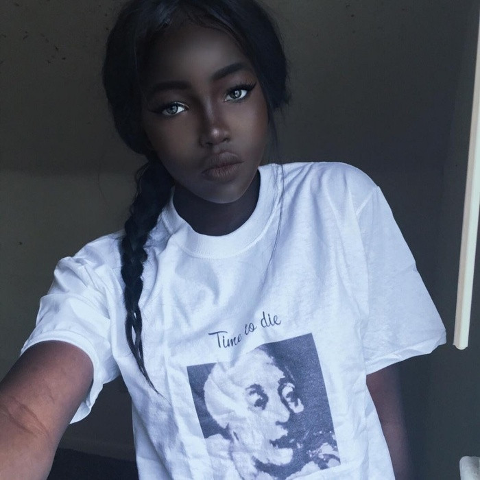 Cận cảnh nhan sắc của Black Hannah Montan.