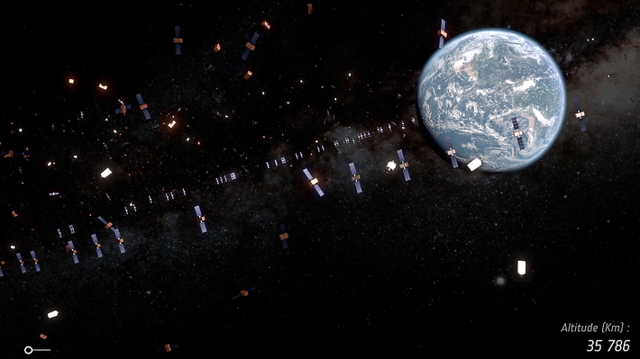 Rác không gian, còn được gọi là "space debris", là tập hợp các mảnh vỡ vũ trụ, tàn tích từ các vệ tinh, tàu vũ trụ, hay các đối tượng nhân tạo khác, để lại trên quỹ đạo Trái Đất.