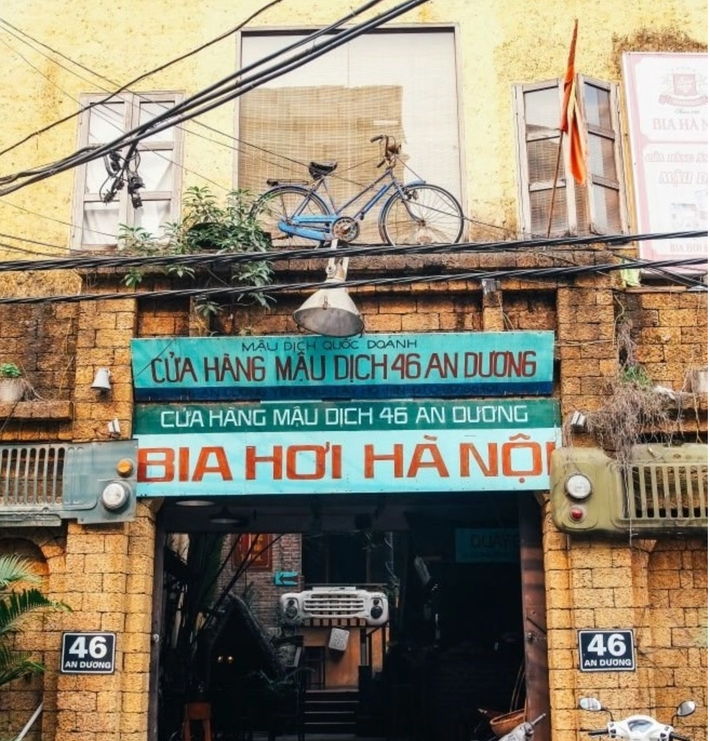 Cửa hàng Mậu Dịch 46 An Dương còn được gọi thân thương với cái tên Hợp tác xã ăn uống. Ảnh: @MaiLan
