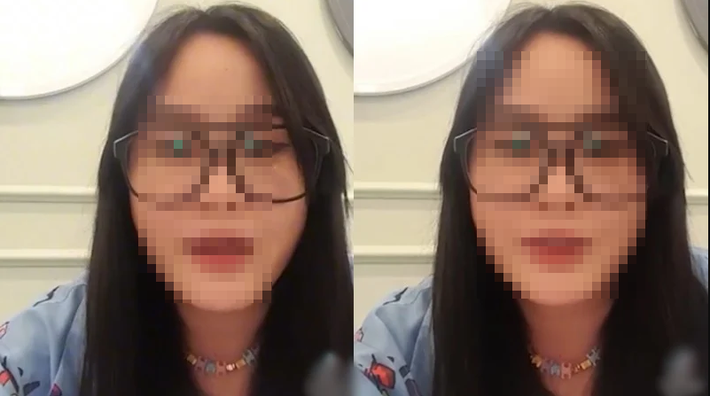 Trong các buổi livestream, Anna Bắc Giang liên tục giới thiệu các sản phẩm như quần áo, ốp điện thoại và phớt lờ nhanh chóng những bình luận tiêu cực.