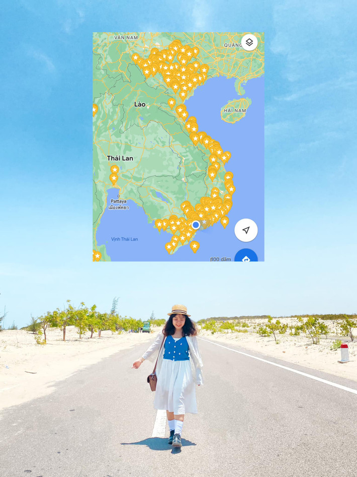 Vào ngày 8/10 vừa qua, cô gái 25 tuổi tên Nguyễn Khánh Hoàng Anh đã hoàn thành hành trình check in Việt Nam, đặt chân đến 63 tỉnh thành.