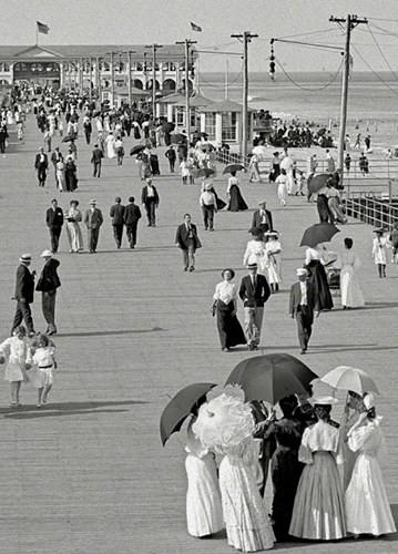 Cuộc sống thường ngày của người dân New Jersey, Mỹ ở Công viên Asbury năm 1905.
