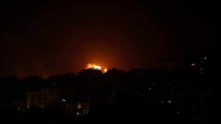 Cuộc tấn công của Israel được cho là đã đánh trúng vào ít nhất sáu toà nhà được sử dụng bởi lực lượng An ninh của Hamas. Tuy nhiên toàn bộ các toà nhà này được cho là đã di tản trước đó. Nguồn ảnh: Haaretz.