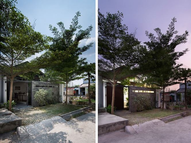 Thiết kế nhà đẹp 1 tầng gây thương nhớ mang tên gọi Caro House này với nội thất Decox. Công trình có sự độc đáo nhờ giải pháp kết nối các khối đặc và rỗng lại với nhau tạo thành tổ hợp caro đặc trưng.