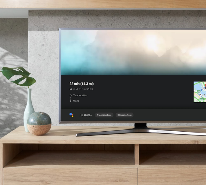 4. Tính năng thông minh: Hệ điều hành như Android TV, WebOS hoặc Tizen đảm bảo sự linh hoạt và đơn giản khi sử dụng. Hỗ trợ trợ lý giọng nói như Alexa hoặc Google Assistant tăng cường trải nghiệm rảnh tay.(Ảnh: Google Assistant)