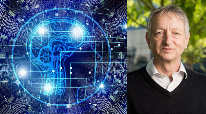 Năm 2023, ông đã rời Google để công khai hơn về rủi ro của AI, đặc biệt là nguy cơ bị lạm dụng bởi các "kẻ xấu".(Ảnh: The Indian Express)