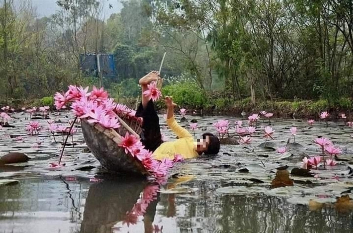 Thế nhưng để có được những bức ảnh đẹp không ít chị em phải nhận về cái kết "méo mặt" vì chút sơ sẩy của mình.