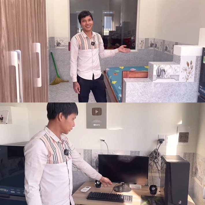 YouTuber phụ hồ cũng không ngần ngại tính tổng kinh phí và chia sẻ kinh nghiệm dành cho ai có nhu cầu xây dựng nhà giá rẻ.