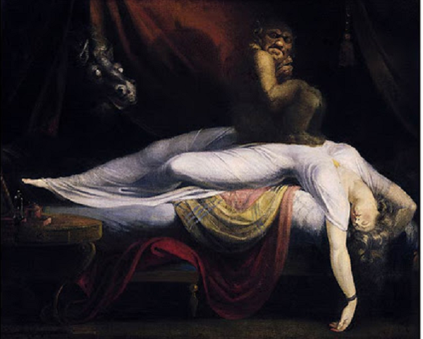 Bức tranh “Cơn ác mộng” của họa sĩ Henry Fuseli nổi tiếng đến mức mà ông phải vẽ ba bản gần giống nhau với bố cục khác nhau. Và điều đặc biệt là bức tranh đại diện cho thế thời tiềm thức trong phân tâm học của Sigmund Freud.