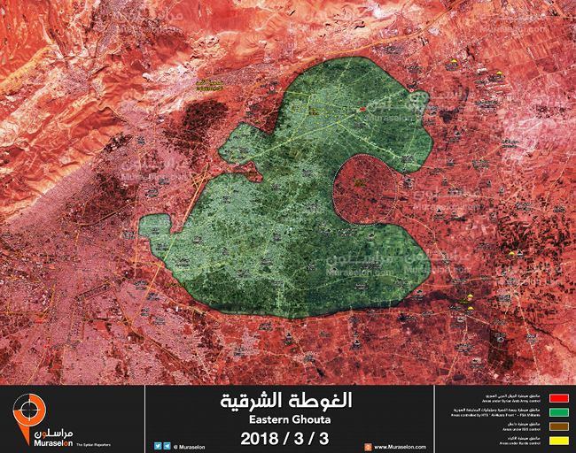 Ngày 03.03.2018, lực lượng đặc nhiệm "Hổ Syria" phối hợp với 1 đơn vị thuộc sư đoàn xe tăng số 9 và Vệ binh Cộng hòa tiến hành cuộc tấn công đánh chiếm thị trấn Uataya. Ảnh: Truyền thông Quân đội Syria.
