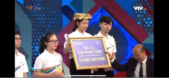 Chiều 28/3, chương trình Đường lên đỉnh Olympia tuần 1, tháng 1, quý III Đường lên đỉnh Olympia 2021 đã tìm ra người chiến thắng đầu tiên của năm, đó là nữ thí sinh Nguyễn Thị Thu Hương đến từ trường THPT Lương Phú (Thái Nguyên).