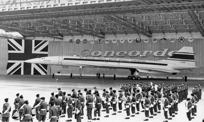Máy bay Concorde chính thức ra mắt năm 1967 tại Toulouse, miền nam nước Pháp.