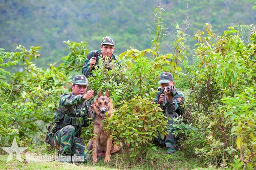 Biên phòng Cửa khẩu Sóc Giang (Cao Bằng) duy trì huấn luyện thường xuyên.