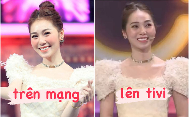 Khác với nhiều hot girl bị "bóc mẽ" nhan sắc trên sóng truyền hình khác xa với ảnh "sống ảo" trên mạng, Kim Chi lại được khen ngợi hết lời.