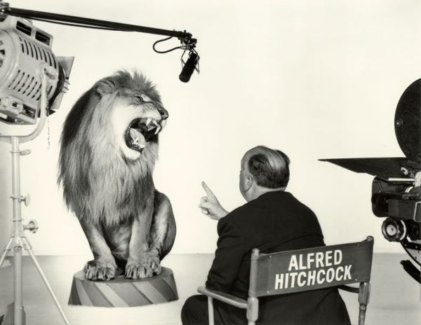 Đạo diễn lừng danh Alfred Hitchcock từng rất thân thiết với sư tử Leo, là hình tượng của hãng MGM từ năm 1957 tới nay.