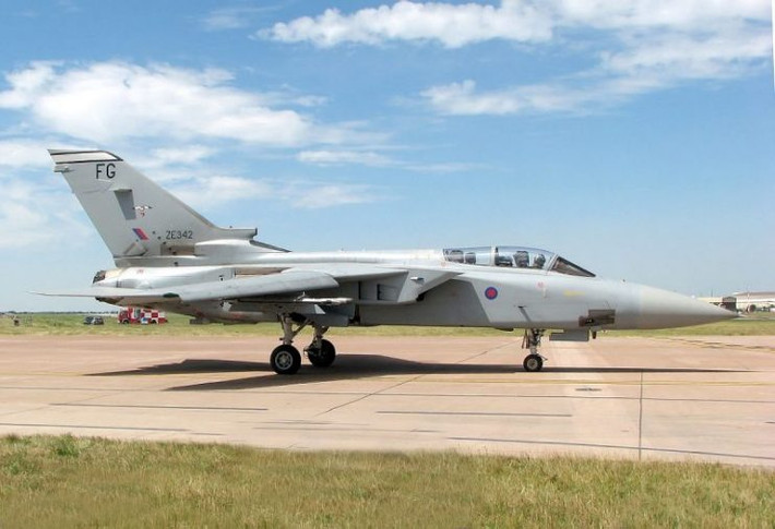 Chiến đấu cơ Panavia Tornado ADV của Không quân Hoàng gia Anh tham gia chiến dịch Bão Táp Sa Mạc. Nguồn ảnh: Warhistory.