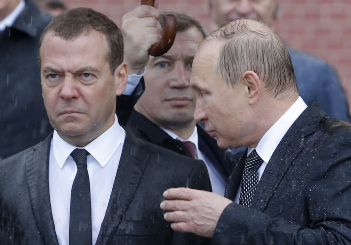 Trong buổi lễ này còn có sự tham gia của Thủ tướng Dmitry Medvedev,. Nguồn ảnh: BI.