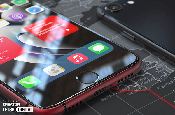 iPhone SE 2022 có thân máy mỏng, các cạnh bo tròn chứ không phẳng như iPhone 4, 12 và 13. iPhone SE 3 cũng có mặt sau sử dụng chất liệu kính và camera 1 ống kính, có sự hỗ trợ của đèn flash LED.
