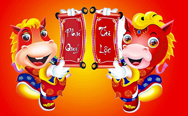 Cùng ngắm những tấm thiệp chúc Tết lộng lẫy sắc màu.