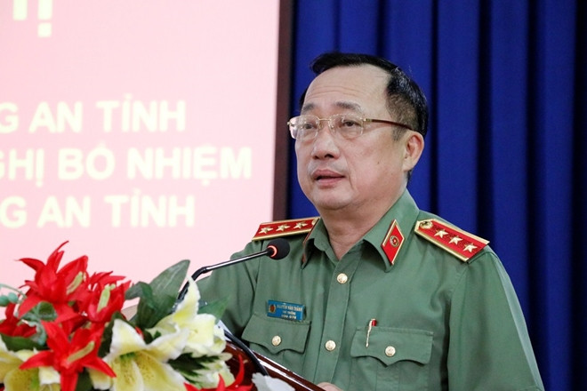Năm 2015, ông được bổ nhiệm chức vụ Thứ trưởng Bộ Công an. Đến năm 2016, ông được thăng hàm thượng tướng. (Ảnh: CAND)