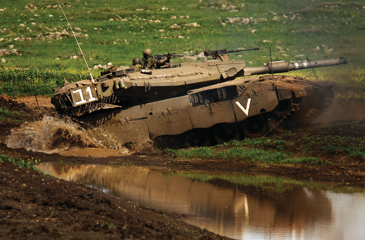 Trong đó số lượng xe tăng Merkava - 2 tương đương với khoảng 2 lữ đoàn, một lữ đoàn Merkava - 4 đầy đủ và năm lữ đoàn Merkava - 3. Nguồn ảnh: BMDP.