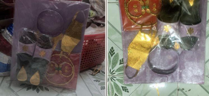 Vào thời dịch bệnh, khẩu trang cũng trở thành món đồ có mặt trong những vật dụng vàng mã dành cho người âm.