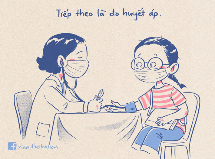 Bộ tranh của X.Lan đã giúp cho khá nhiều bạn nhìn nhận tích cực hơn về việc tiêm vaccine, giải đáp được một vài câu hỏi thường gặp về quy trình đăng kí đến lúc được tiêm vaccine và phản ứng sau đó.