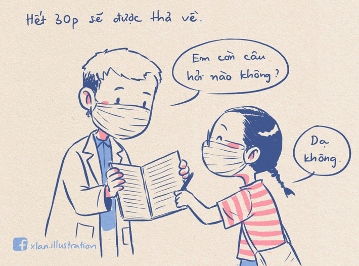 Cô bạn cũng nhắc nhở mọi người nên chuẩn bị trước khẩu trang, nước sát khuẩn, thẻ căn cước, các loại giấy tờ cần thiết và đặc biệt là một tinh thần thoải mái, yêu đời.