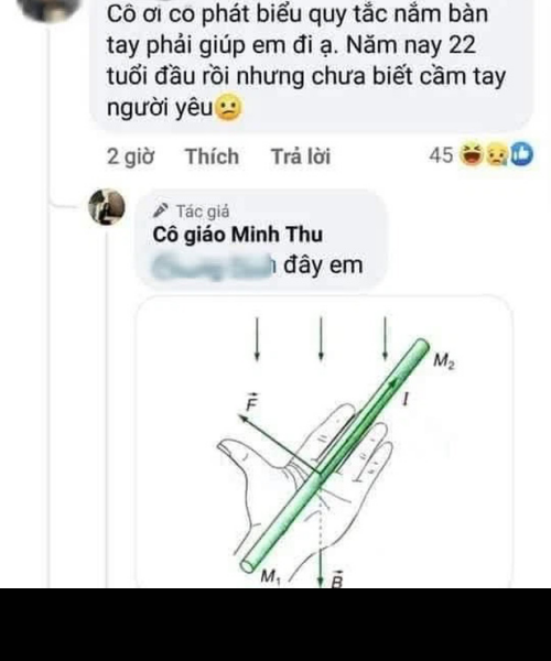 Kể từ sau khi nổi tiếng, cô giáo Minh Thu đã "mất điểm" nhiều lần khi liên tục dính "phốt". Đáng nói nhất là Minh Thu sai cả những lỗi kiến thức cơ bản như không phân biệt được quy tắc bàn tay trái - bàn tay phải, sai kiến thức Dao động điều hòa...