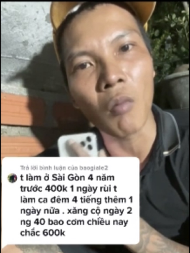 Anh cũng từng tiết lộ lợi ích khi đi làm phụ hồ nào là 400k/ ngày, thậm chí nếu làm full thì kiếm được 1tr/ ngày mua iPhone 12 là chuyện đơn giản và ăn đứt lương văn phòng.