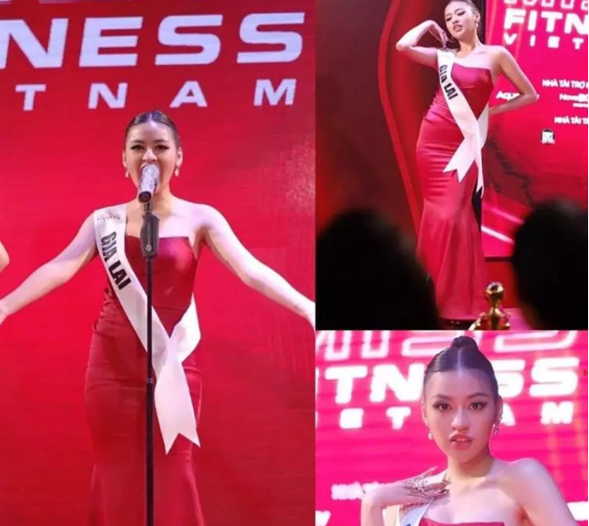 Mới đây, hot girl "trứng rán" cùng Top 42 thí sinh được lọt vào vòng bán kết nên đã tham gia buổi họp báo để trình diễn và hô tên.