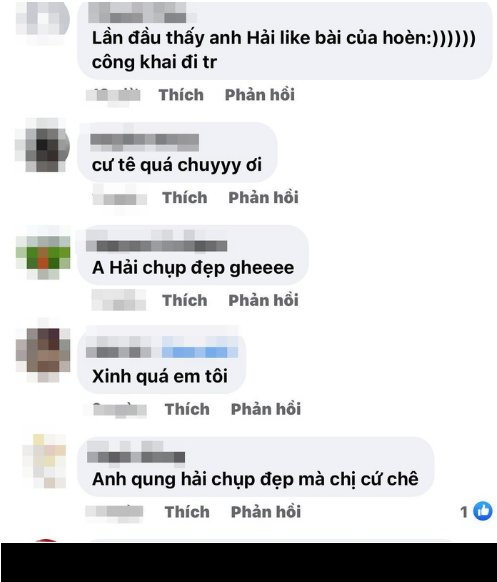 Được biết, đây là lần đầu tiên chân sút gốc Hà Nội công khai tương tác trên trang cá nhân của bạn gái hơn tuổi.