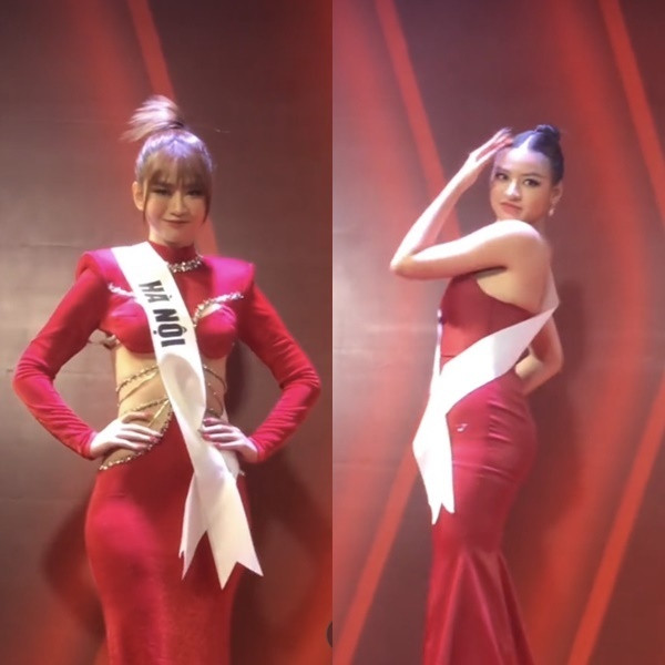 Tại phần thi của mình, cả hai hot girl TikTok đặc biệt tạo ấn tượng về màn catwalk, tuy vậy nhan sắc thật qua ống kính của cả hai cô gái vẫn nhận về nhiều tranh cãi.