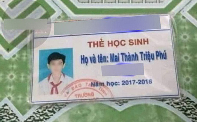 Cư dân mạng cho rằng, cha mẹ nam sinh này mong muốn con cái mình thành đạt, giàu có để cuộc sống ngày một tốt đẹp hơn nên đã lựa chọn cái tên độc đáo này.