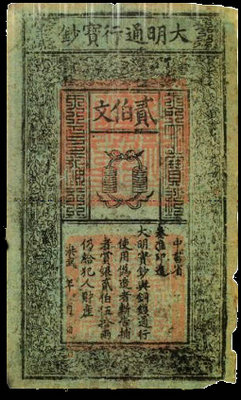 4. Tiền giấy (TK 8): Trung Quốc là quốc gia đầu tiên sử dụng tiền giấy thay thế tiền xu kim loại.