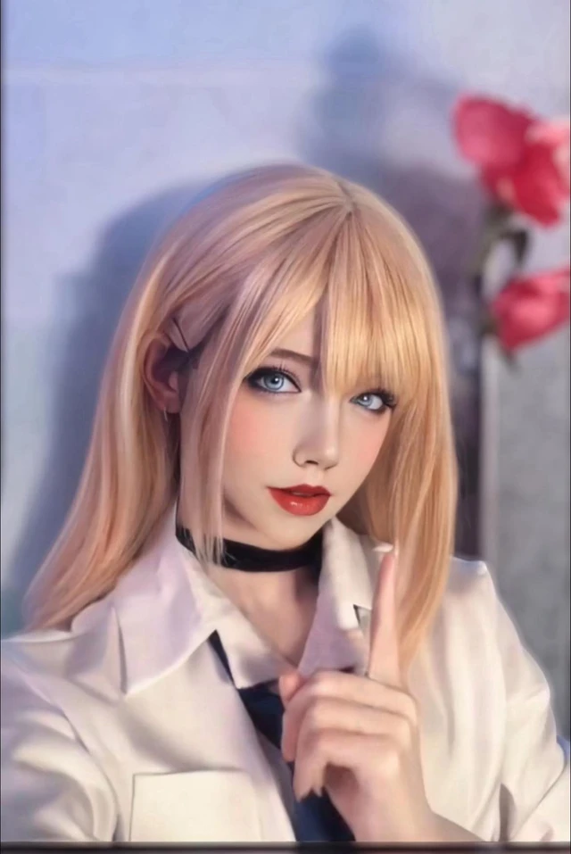  Nữ coser Lei Chan gây sốt với ngoại hình "hoàn hảo như AI" khiến cộng đồng mạng không ngừng bàn tán. (Ảnh: FBNV)
