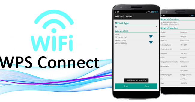 4. Kết nối WiFi bằng WPS (Android): Vào Cài đặt > WiFi > Additional Settings > Connect WPS.