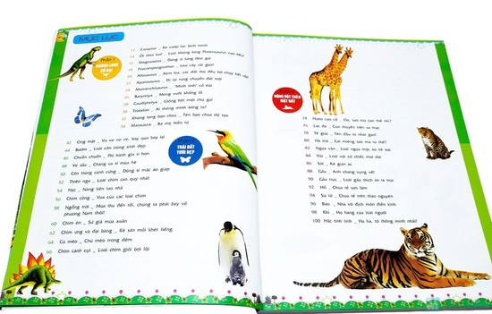 Những cuốn sách cho trẻ em về chủ đề thế giới tự nhiên và thế giới động vật luôn là những chủ đề được các bé quan tâm, tò mò.