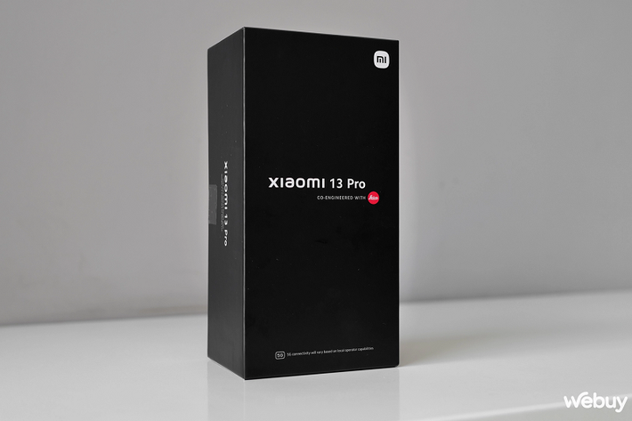 Trong đó Xiaomi 13 Pro là sản phẩm cao cấp nhất, sở hữu những công nghệ tốt nhất của Xiaomi ở thời điểm hiện tại. (Ảnh: Webuy)