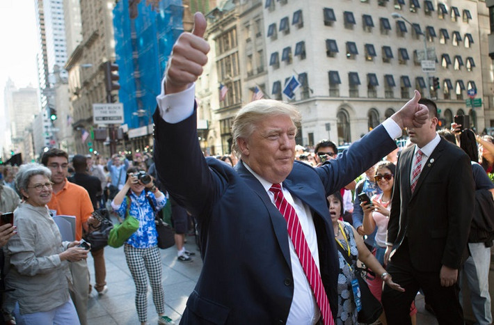 Theo đo khi Tổng thống Mỹ thứ 45 – Donald Trump chính thức đắc cử trong cuộc bầu cử năm 2016, cũng là lúc New York đón vị tổng thống thứ 5 trong lịch sự phát triển của bang này. Ảnh: Business Insider.
