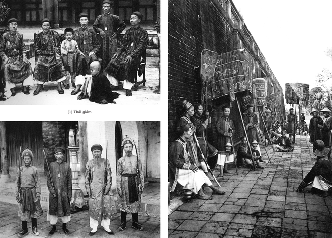 Năm 1909, Dieulefils xuất bản cuốn sách ảnh Indo-chine Pittoresque & Monumentale: Annam - Tonkin (Đông Dương xinh đẹp và kỳ vĩ: Trung Kỳ - Bắc Kỳ). Cuốn sách trưng bày tại cuộc Đấu xảo quốc tế ở Bruxelles năm 1910 và được trao huy chương vàng. Ảnh bên trái là các thái giám, bên trái (phía dưới) là 4 vị quan, ảnh phải là đội thị vệ làm việc tại cung đình Huế.