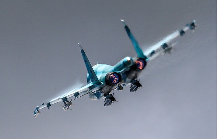 Theo hãng thông tấn Tass đưa tin từ Thủ đô Moscow hôm 1/11 vừa qua, Sukhoi đang nghiên cứu phát triển phiên bản một chỗ ngồi cho dòng tiêm kích - bom Su-34 cực kỳ hiện đại. Nguồn ảnh: Tass.