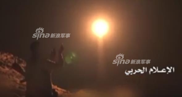 Những tên lửa Burqan 2H được xem là một loại tên lửa đạn đạo do Yemen tự chế tạo. Mặc dù vậy, phía Ả Rập Xê Út cho biết nước này đã đánh chặn hoàn toàn được các tên lửa được phía Yemen phóng ra. Nguồn ảnh: Sina.