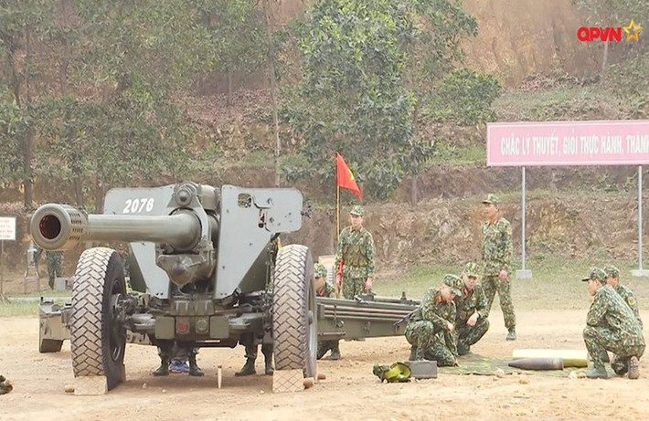 Trong Chiến tranh Việt Nam, Quân đội Nhân dân Việt Nam được Liên Xô và Trung Quốc viện trợ tổng cộng 519 khẩu dã pháo M-46 - loại pháo mạnh nhất, tầm bắn xa nhất mà ta có trong tay thời điểm bấy giờ. Nguồn ảnh: TL.