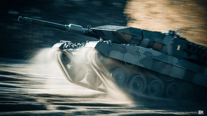 Tháo pháo của xe tăng Leopard 2A5 được làm vát ở hai mặt bên giúp tăng khả năng chống xuyên phá của các loại đạn chống tăng.