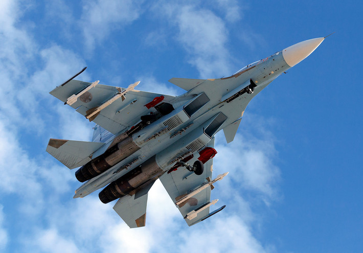 Phiên bản hiện đại của Su-30 đó là Su-30SM cũng sẽ xuất hiện trong cuộc duyệt binh vào ngày mai trên Quảng Trường Đỏ. Nguồn ảnh: Mil.