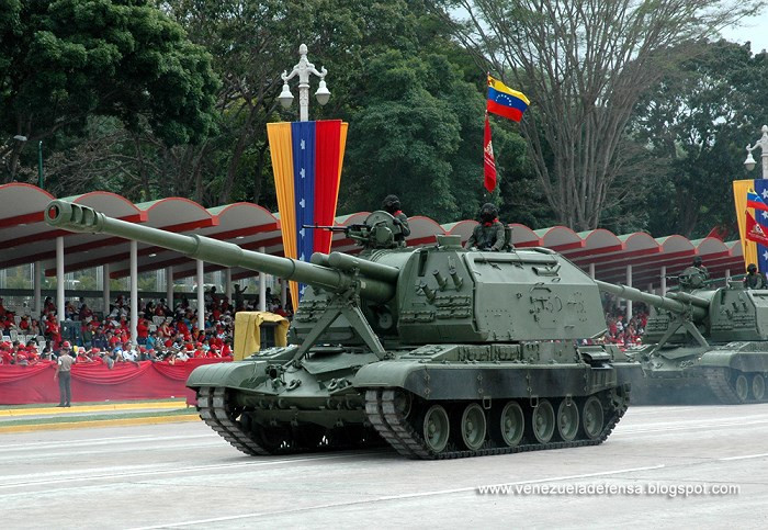 Hiện tại Venezuela đang sở hữu tổng cộng 48 khẩu pháo tự hành loại này. Nguồn ảnh: Venezueladefensa.