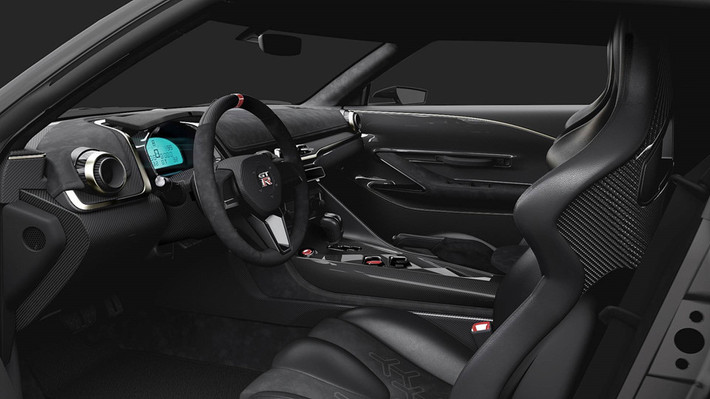 Vô-lăng 3 chấu thể thao với phần trung tâm được làm từ sợi carbon, viền bọc da Alcantara. Bảng đồng hồ cơ truyền thống được thay bằng màn hình kỹ thuật số trực quan hơn.